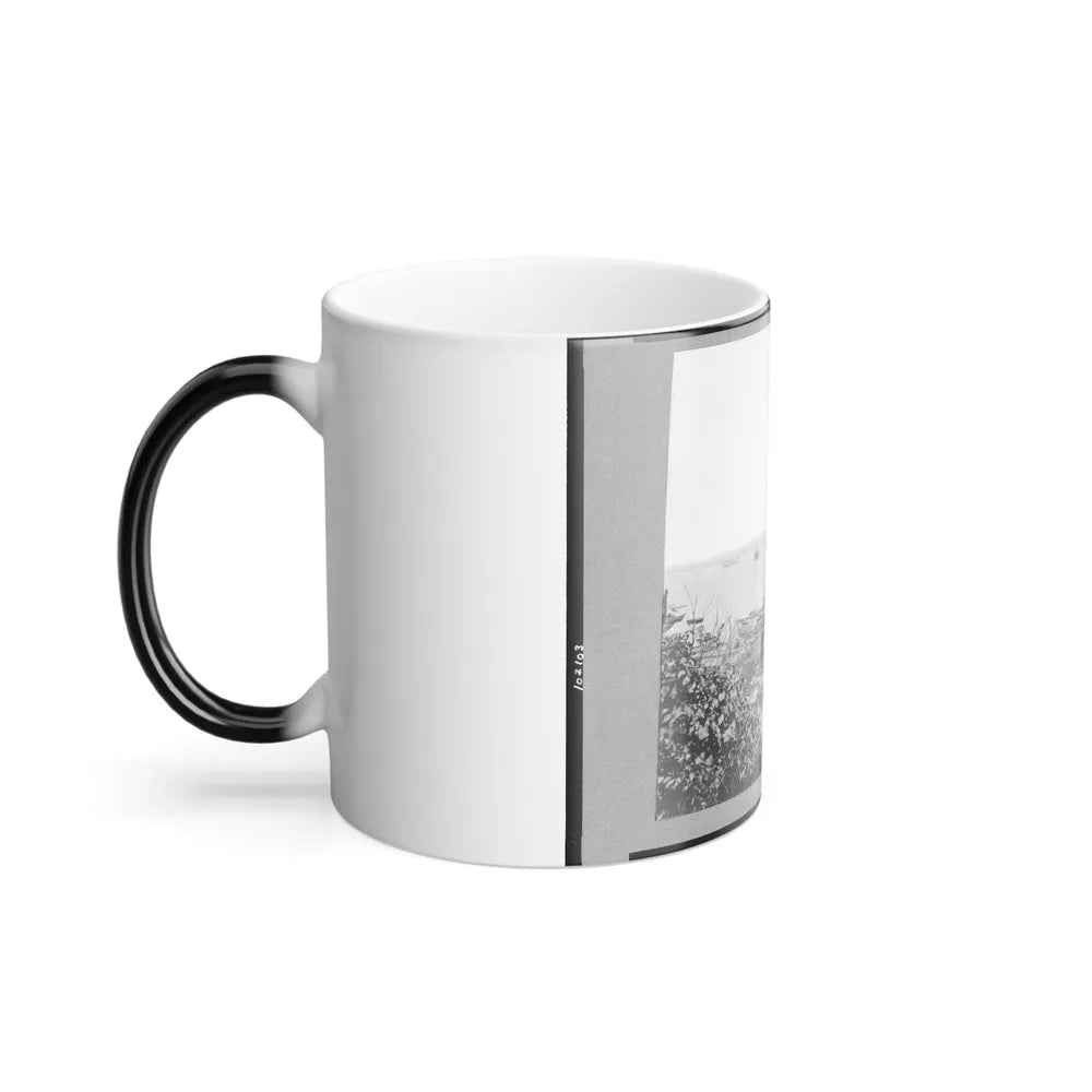 View of City Point, Virginia, Showing Barges, Transports, Etc. (U.S. Civil War) Color Changing Coffee Mug 11oz-Go Mug Yourself