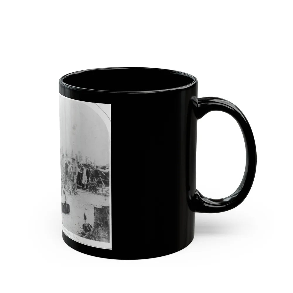 View Of Indiana Artillery, Port Hudson, La (U.S. Civil War) Black Coffee Mug-Go Mug Yourself