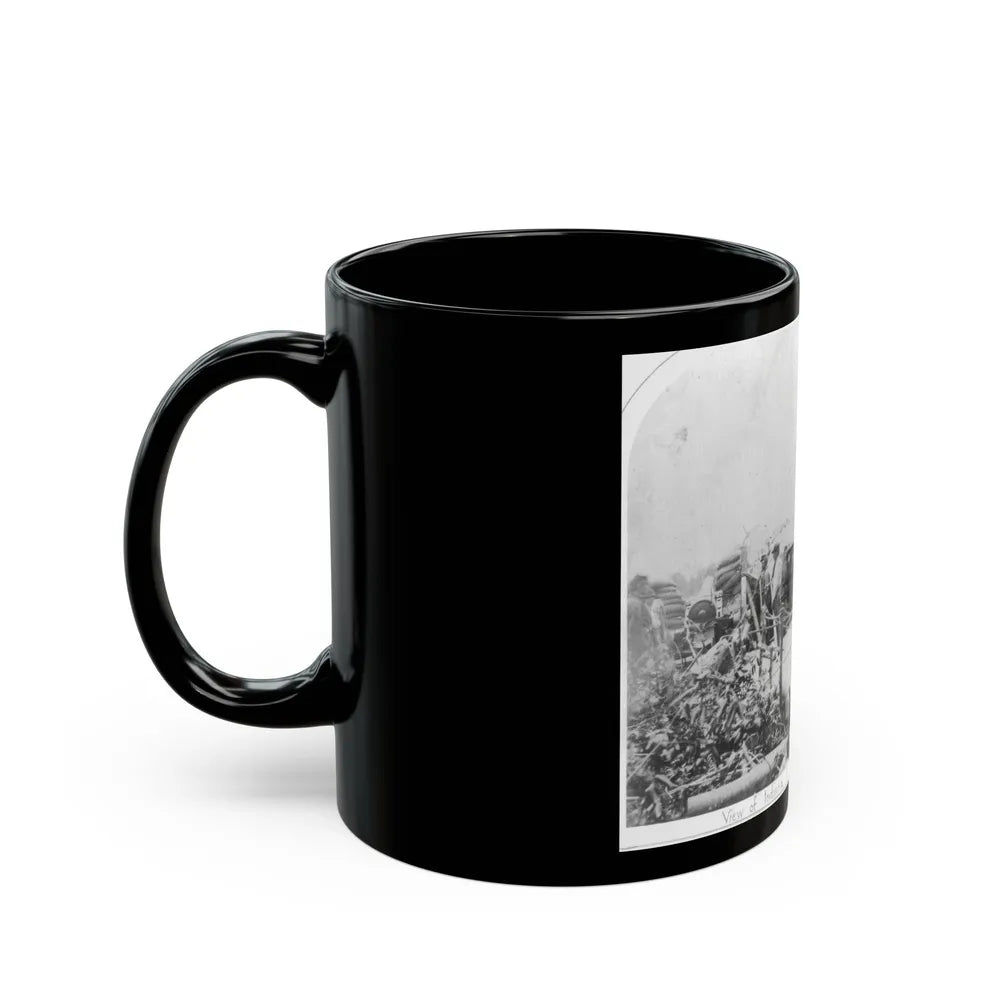 View Of Indiana Artillery, Port Hudson, La (U.S. Civil War) Black Coffee Mug-Go Mug Yourself