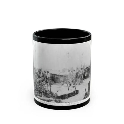 View Of Indiana Artillery, Port Hudson, La (U.S. Civil War) Black Coffee Mug 11oz - Go Mug Yourself
