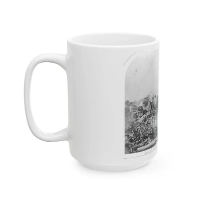 View Of Indiana Artillery, Port Hudson, La (U.S. Civil War) White Coffee Mug - Go Mug Yourself