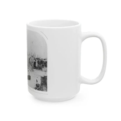 View Of Indiana Artillery, Port Hudson, La (U.S. Civil War) White Coffee Mug - Go Mug Yourself