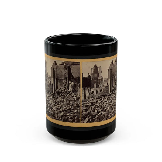 View Of Richmond, Va., At The Close Of The Rebellion (U.S. Civil War) Black Coffee Mug-15oz-Go Mug Yourself