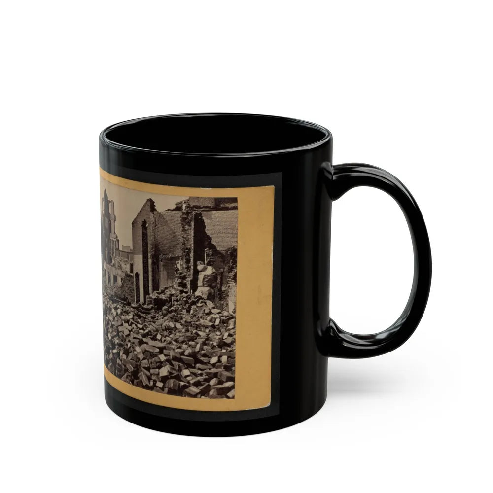 View Of Richmond, Va., At The Close Of The Rebellion (U.S. Civil War) Black Coffee Mug-Go Mug Yourself