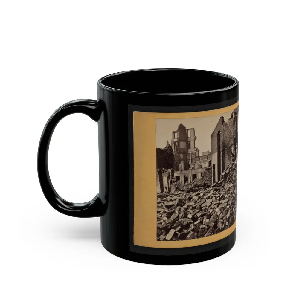 View Of Richmond, Va., At The Close Of The Rebellion (U.S. Civil War) Black Coffee Mug-Go Mug Yourself