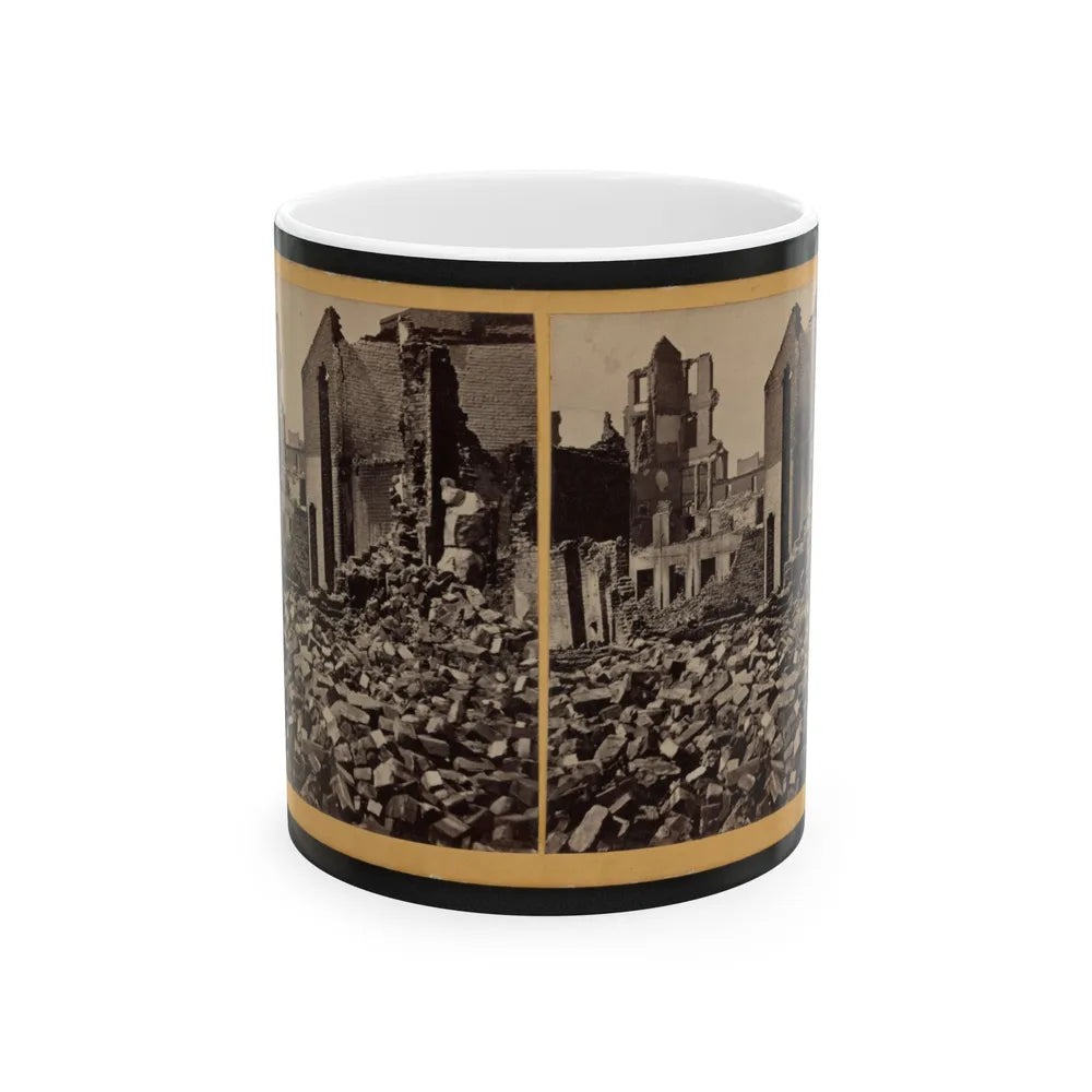 View Of Richmond, Va., At The Close Of The Rebellion (U.S. Civil War) White Coffee Mug-11oz-Go Mug Yourself