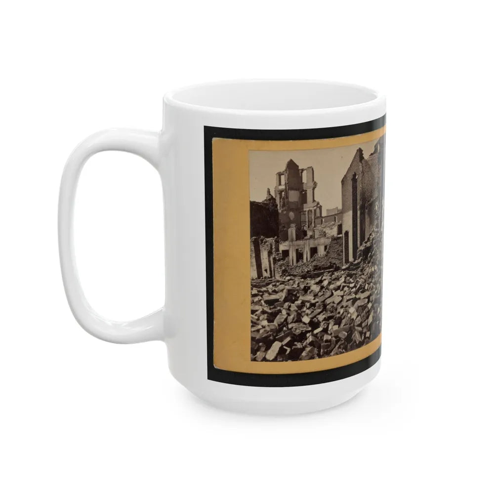 View Of Richmond, Va., At The Close Of The Rebellion (U.S. Civil War) White Coffee Mug-Go Mug Yourself