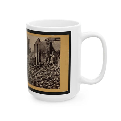 View Of Richmond, Va., At The Close Of The Rebellion (U.S. Civil War) White Coffee Mug-Go Mug Yourself