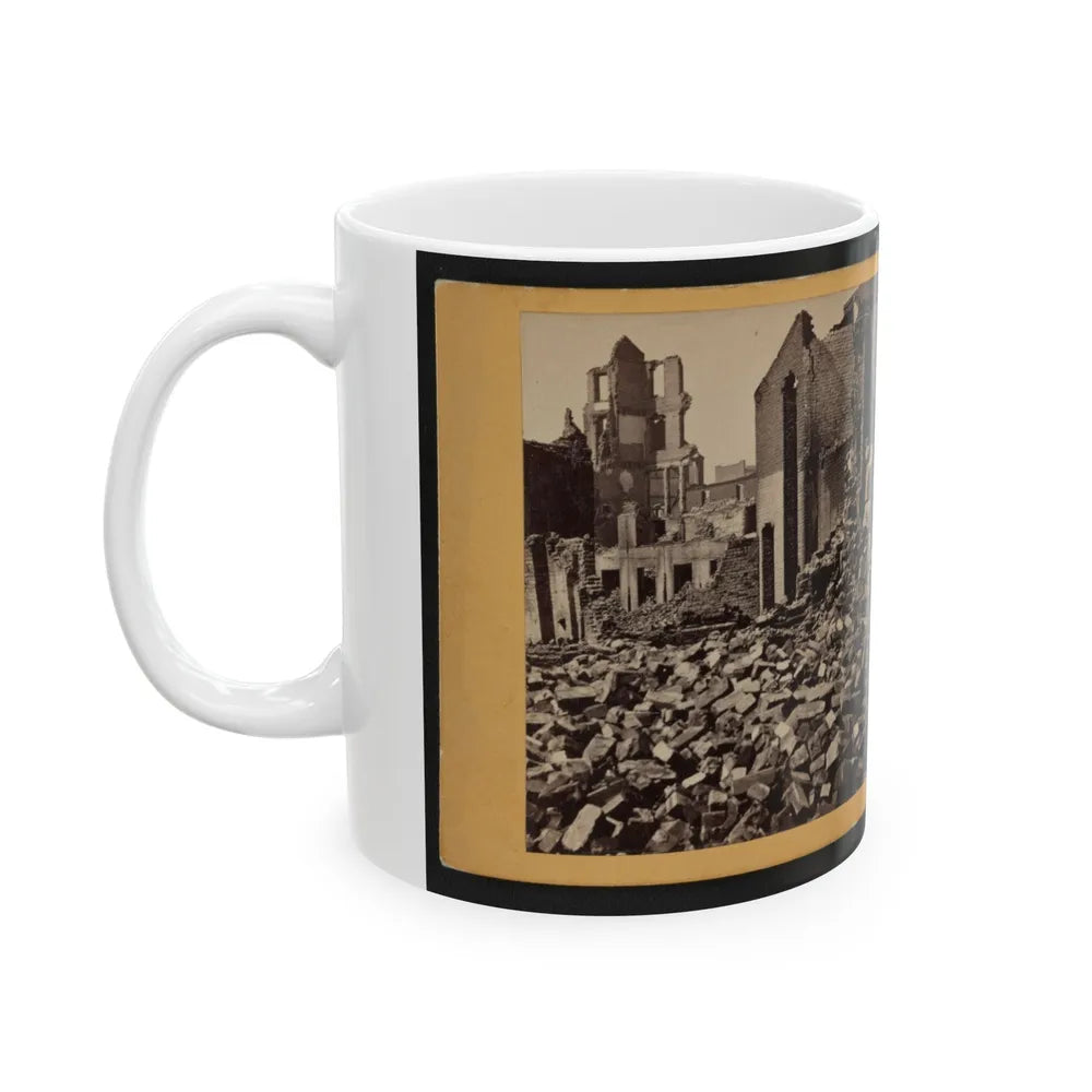 View Of Richmond, Va., At The Close Of The Rebellion (U.S. Civil War) White Coffee Mug-Go Mug Yourself