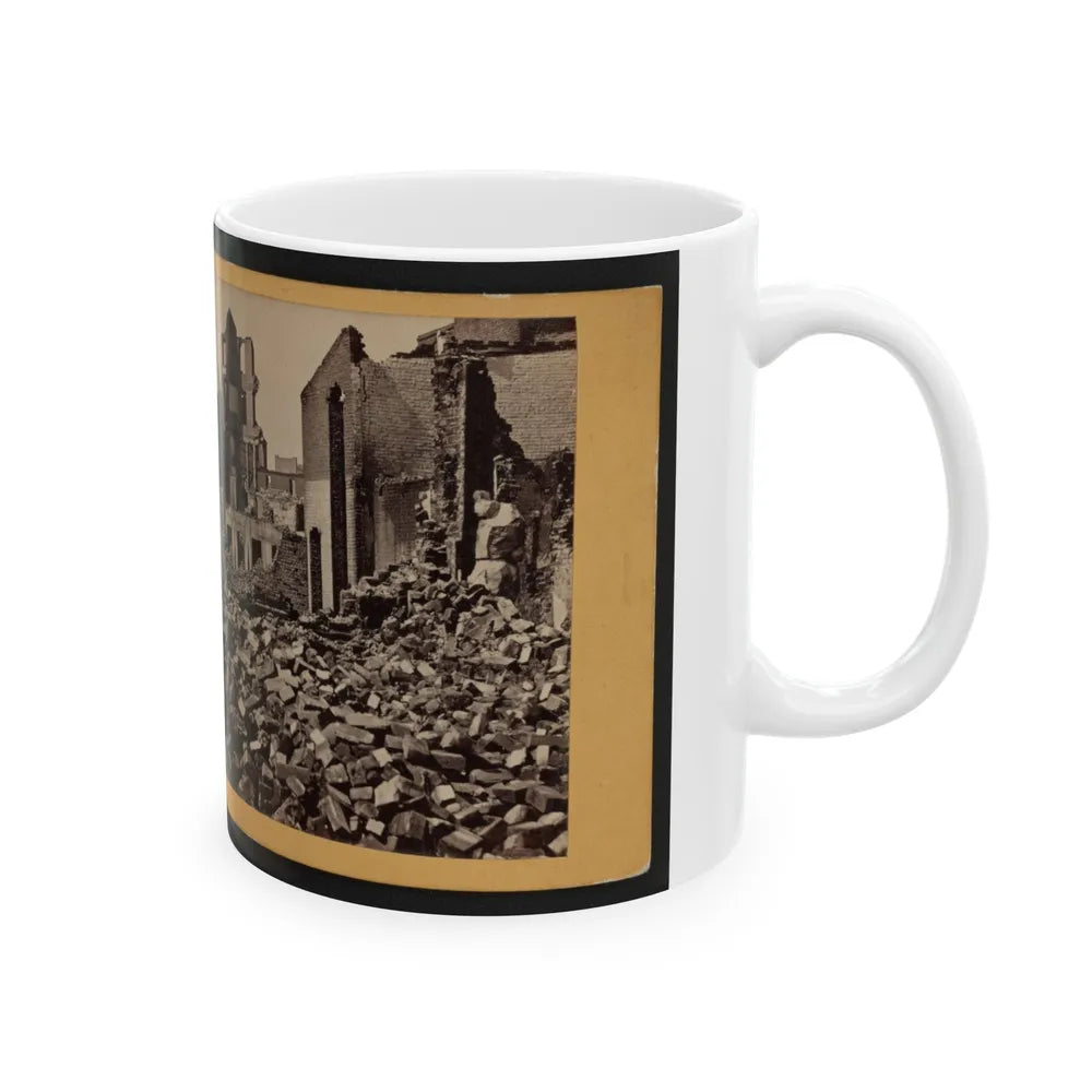 View Of Richmond, Va., At The Close Of The Rebellion (U.S. Civil War) White Coffee Mug-Go Mug Yourself