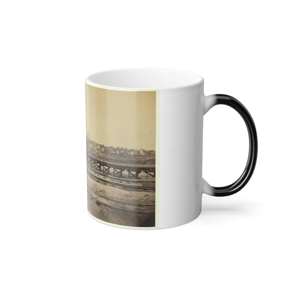 View of the Y on the City Point and Army Railroad Line (U.S. Civil War) Color Changing Coffee Mug 11oz-Go Mug Yourself
