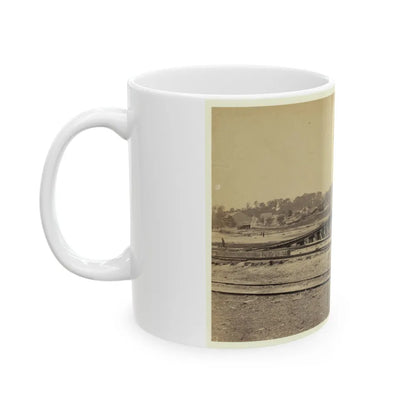 View Of The Y On The City Point And Army Railroad Line (U.S. Civil War) White Coffee Mug-Go Mug Yourself