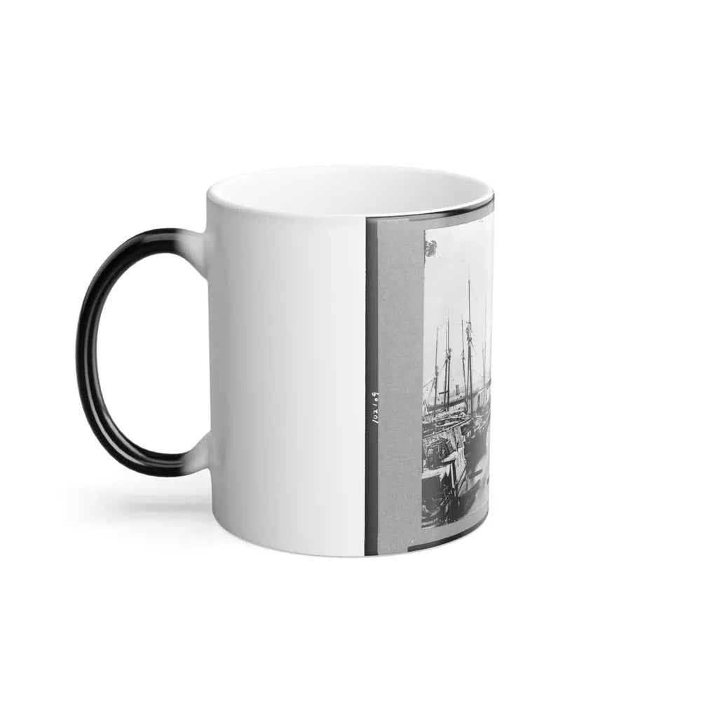 View of Transports, Barges, Etc., City Point, Virginia (U.S. Civil War) Color Changing Coffee Mug 11oz-Go Mug Yourself