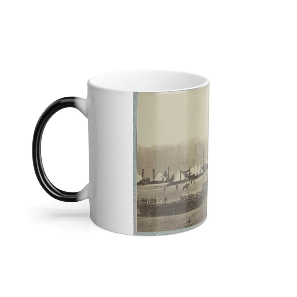 View of Troops in Formation With Camp in Background (U.S. Civil War) Color Changing Coffee Mug 11oz-Go Mug Yourself