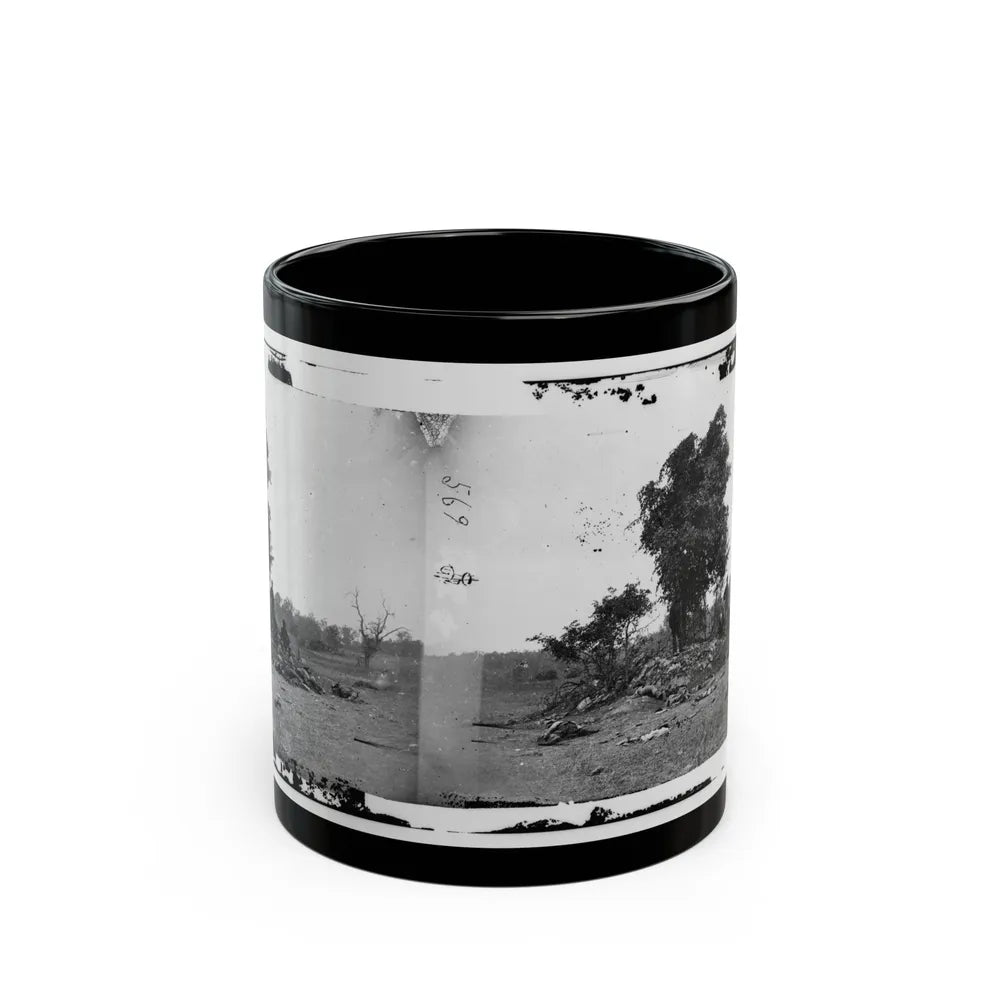 View On Battle-Field Of Antietam (U.S. Civil War) Black Coffee Mug-11oz-Go Mug Yourself