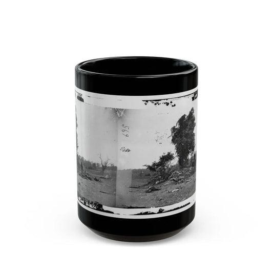 View On Battle-Field Of Antietam (U.S. Civil War) Black Coffee Mug-15oz-Go Mug Yourself