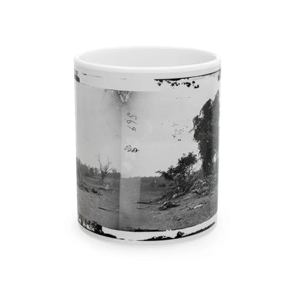 View On Battle-Field Of Antietam (U.S. Civil War) White Coffee Mug-11oz-Go Mug Yourself