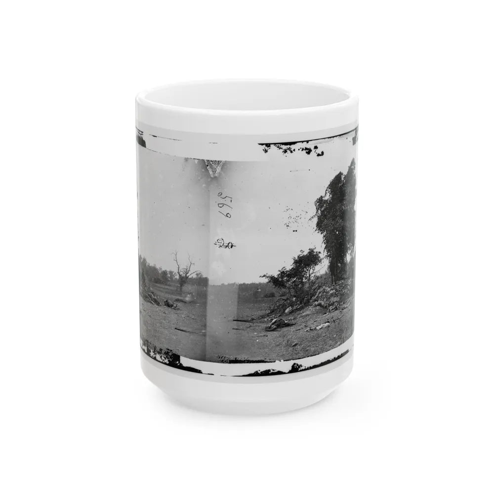 View On Battle-Field Of Antietam (U.S. Civil War) White Coffee Mug-15oz-Go Mug Yourself