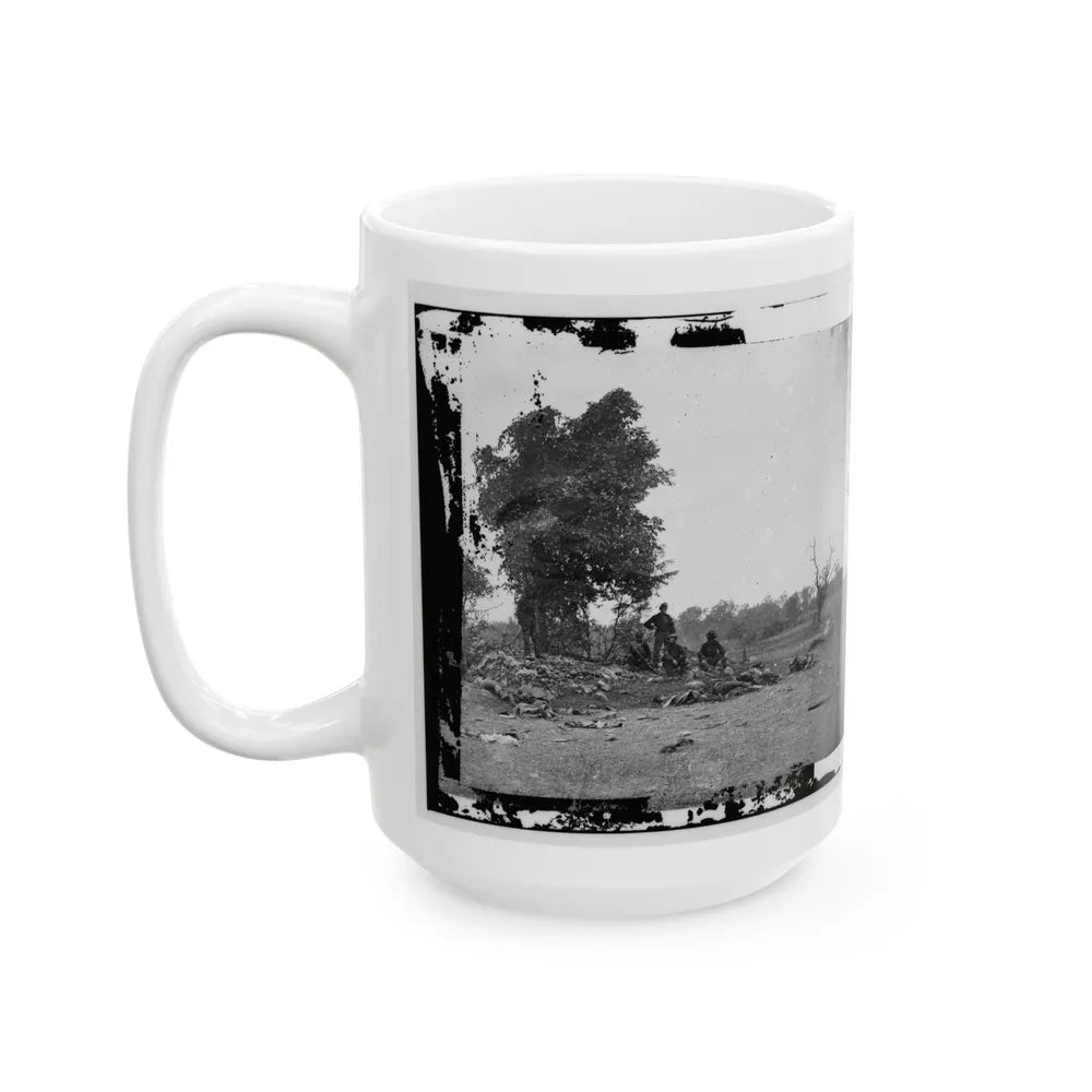 View On Battle-Field Of Antietam (U.S. Civil War) White Coffee Mug-Go Mug Yourself