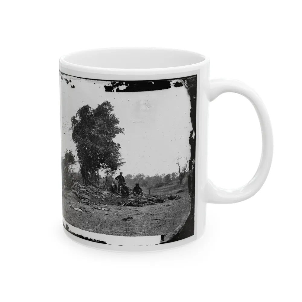 View On Battle-Field Of Antietam (U.S. Civil War) White Coffee Mug-Go Mug Yourself