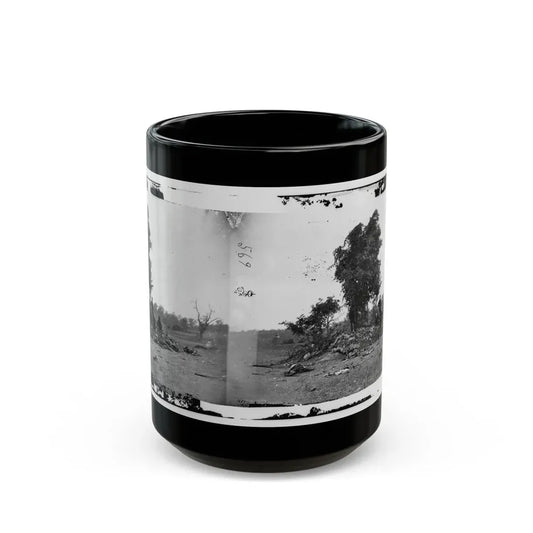 View On Battle-Field Of Antietam (U.S. Civil War) Black Coffee Mug 15oz - Go Mug Yourself