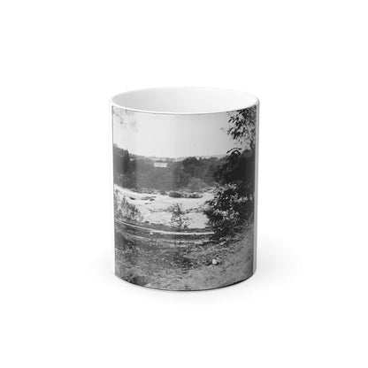 View on the James River, Looking Toward Manchester, Richmond, Va. (U.S. Civil War) Color Changing Coffee Mug 11oz-11oz-Go Mug Yourself