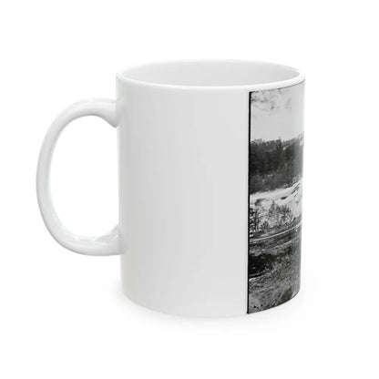 View On The James River, Looking Toward Manchester, Richmond, Va. (U.S. Civil War) White Coffee Mug-Go Mug Yourself