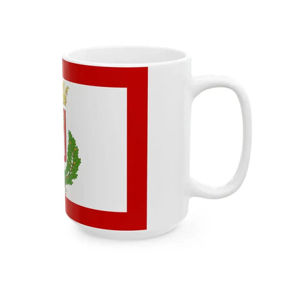 Vigevano-Bandiera (Italy) White Coffee Mug - Go Mug Yourself