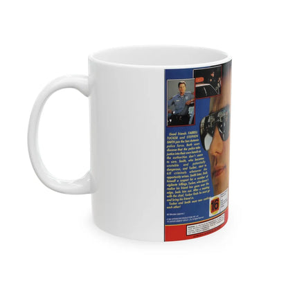 VIGILANTE COP (VHS COVER) - White Coffee Mug-Go Mug Yourself