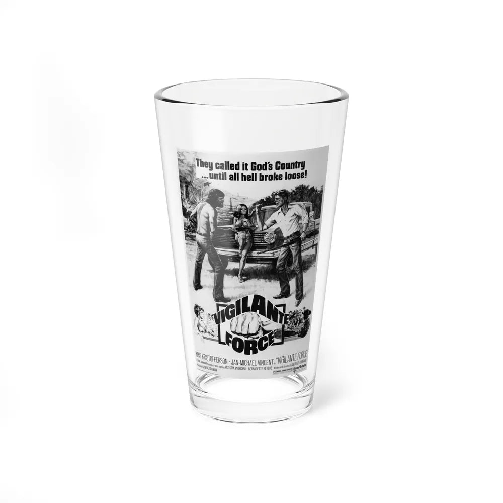 VIGILANTE FORCE 1976 Movie Poster - Pint Glass 16oz-16oz-Go Mug Yourself