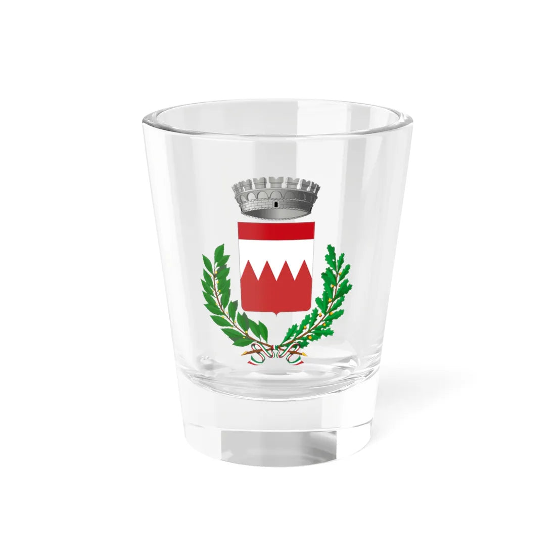 Vigolzone-Stemma (Italy) (Coat of Arms) Shot Glass 1.5oz 1.5oz - Go Mug Yourself