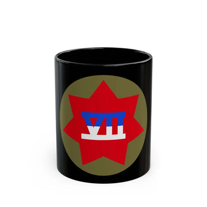 VII Corps (U.S. Army) Black Coffee Mug-11oz-Go Mug Yourself