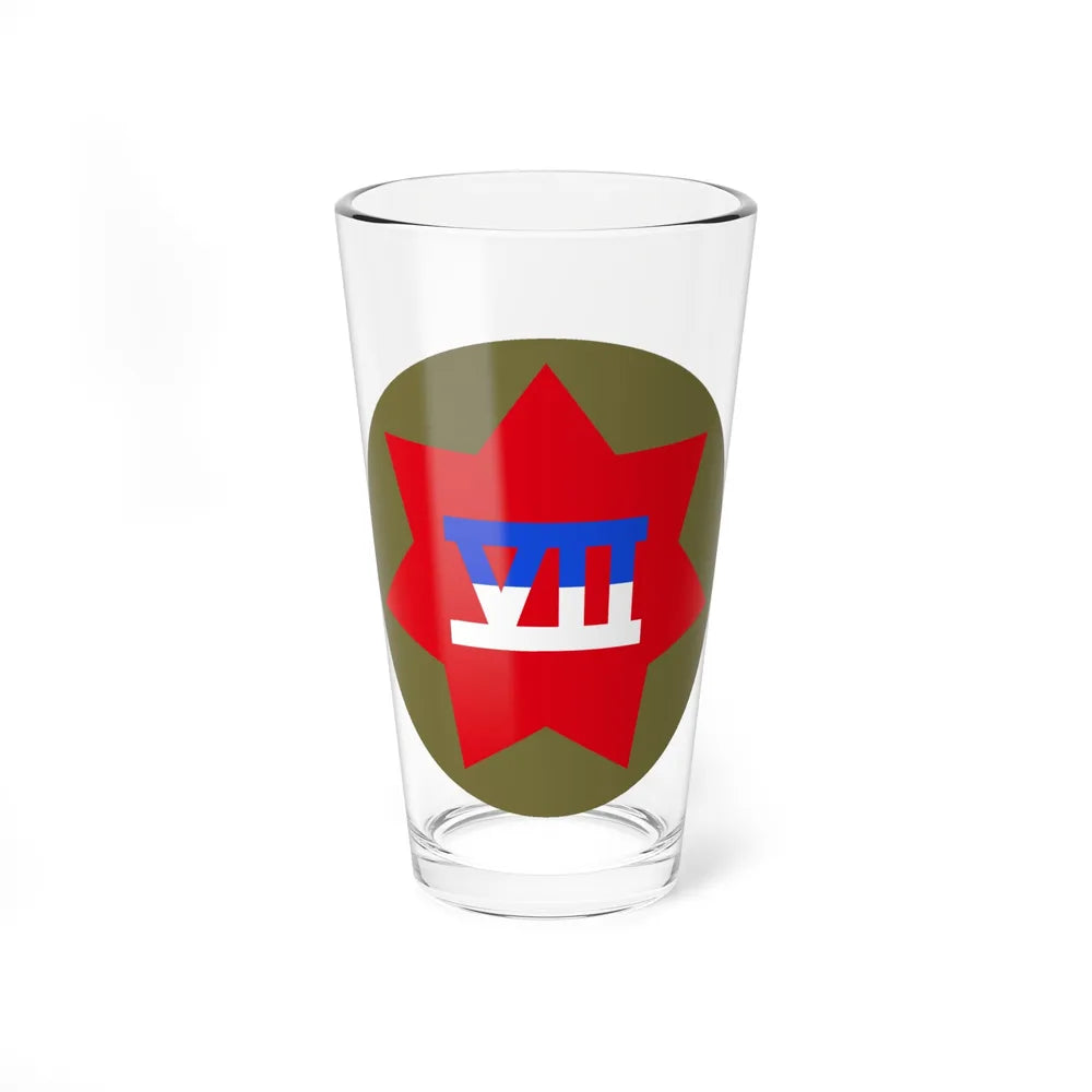 VII Corps (U.S. Army) Pint Glass 16oz-16oz-Go Mug Yourself