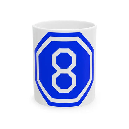 VIII Corps (U.S. Army) White Coffee Mug 11oz - Go Mug Yourself