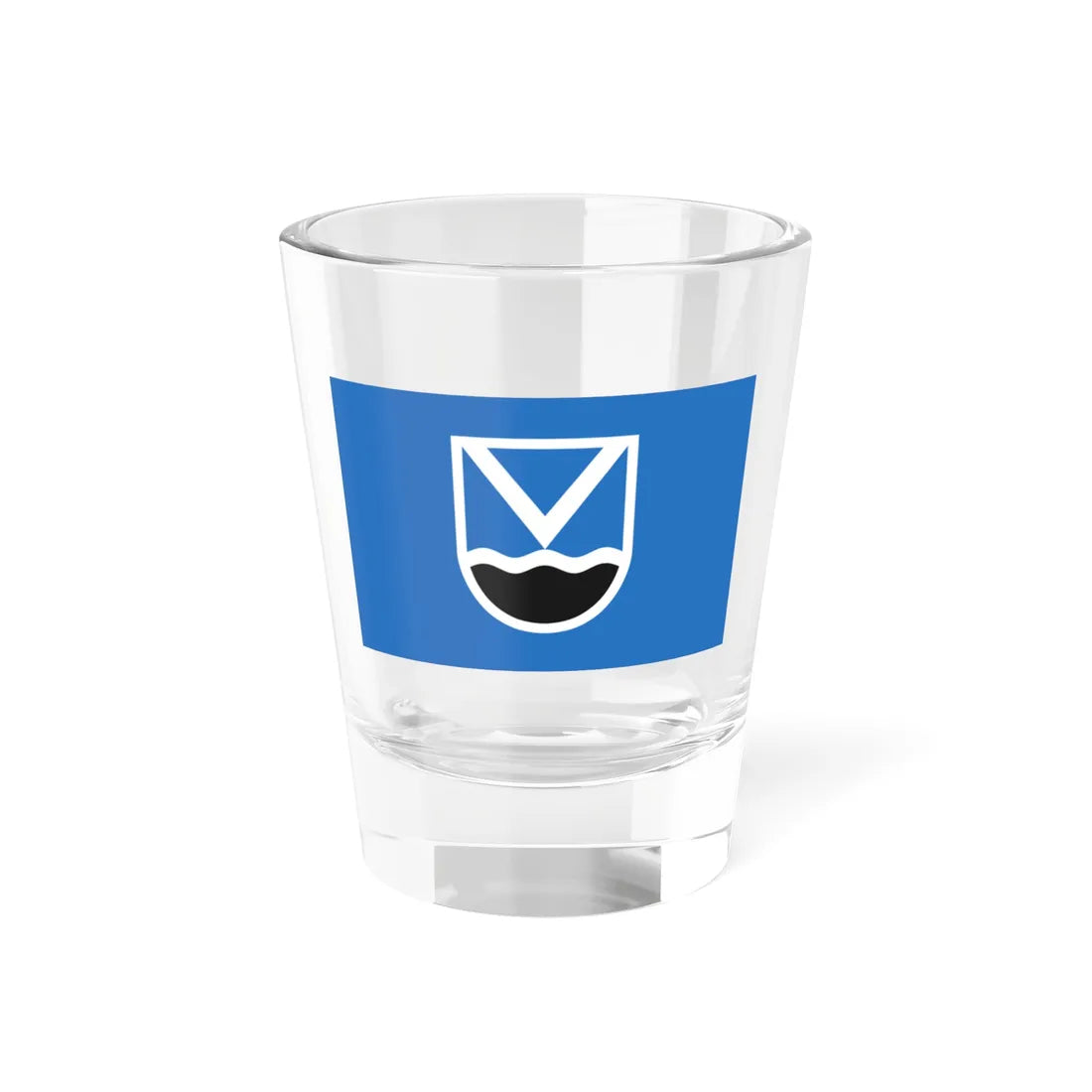 Viimsi valla lipp (Estonia) Shot Glass 1.5oz - Go Mug Yourself