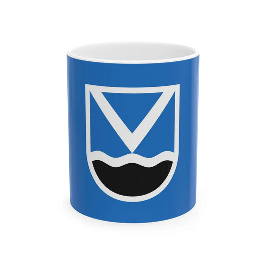 Viimsi valla lipp (Estonia) White Coffee Mug 11oz - Go Mug Yourself