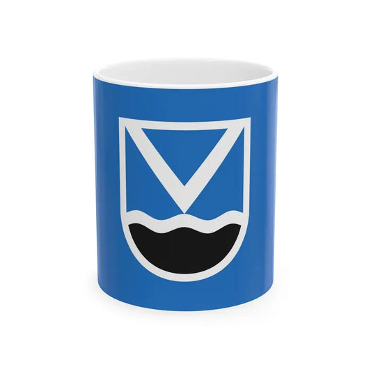 Viimsi valla lipp (Estonia) White Coffee Mug 11oz - Go Mug Yourself