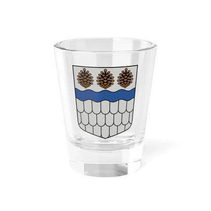 Vijciema pagasta ģerbonis (Latvia) (Coat of Arms) Shot Glass 1.5oz 1.5oz - Go Mug Yourself