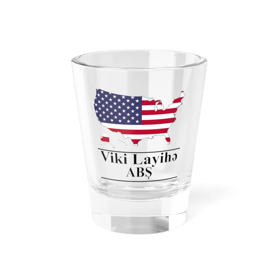 VikiLayihə ABŞ (United States) Shot Glass 1.5oz - Go Mug Yourself