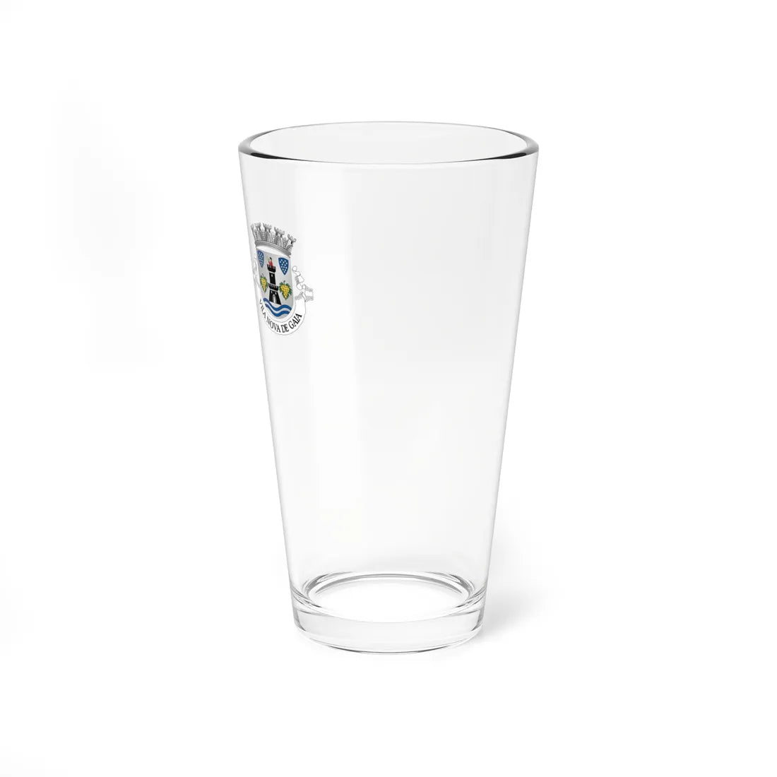 Vila Nova de Gaia COA (Coat of Arms) Pint Glass 16oz 16oz - Go Mug Yourself