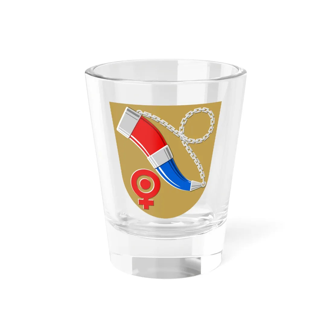 Viljakkala.vaakuna (Finland) (Coat of Arms) Shot Glass 1.5oz 1.5oz - Go Mug Yourself