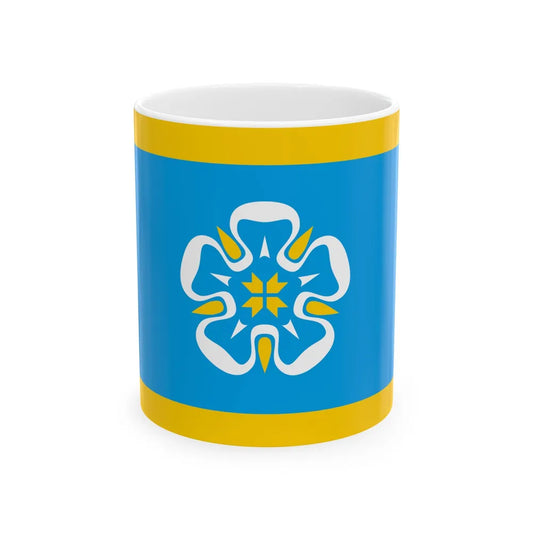 Viljandi valla lipp (Estonia) White Coffee Mug 11oz - Go Mug Yourself
