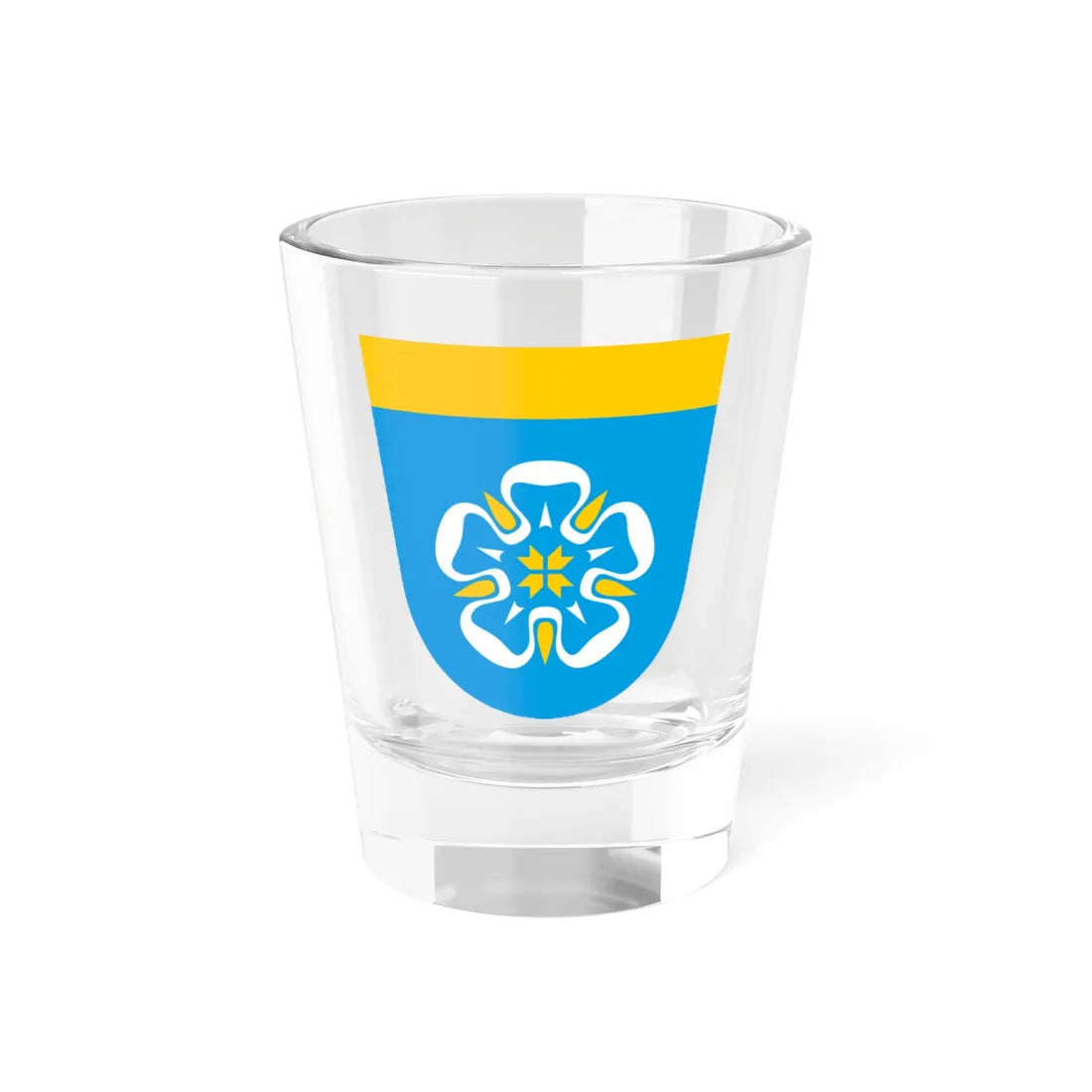 Viljandi valla vapp (Estonia) (Coat of Arms) Shot Glass 1.5oz 1.5oz - Go Mug Yourself