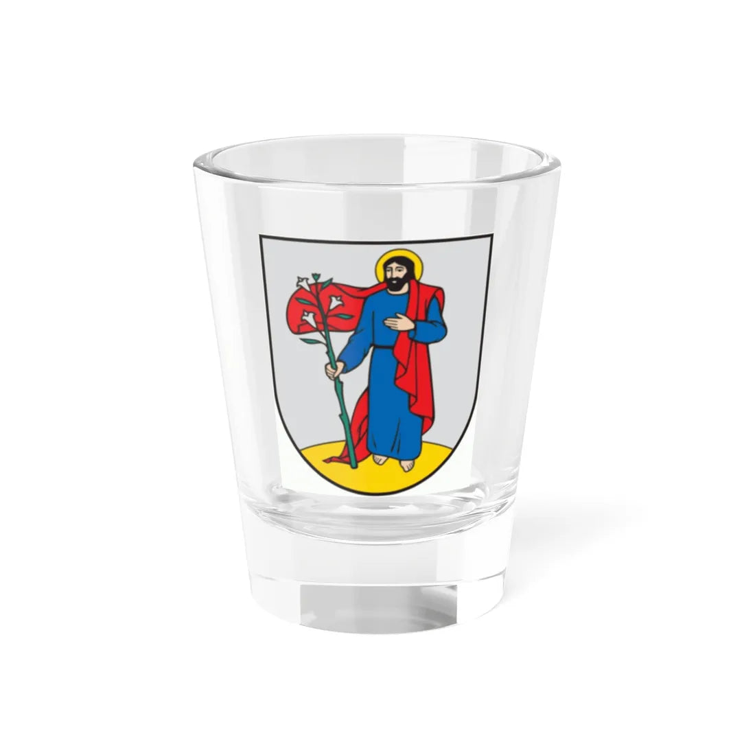 Vilkija - Coat of Arms (Lithuania) (Coat of Arms) Shot Glass 1.5oz 1.5oz - Go Mug Yourself