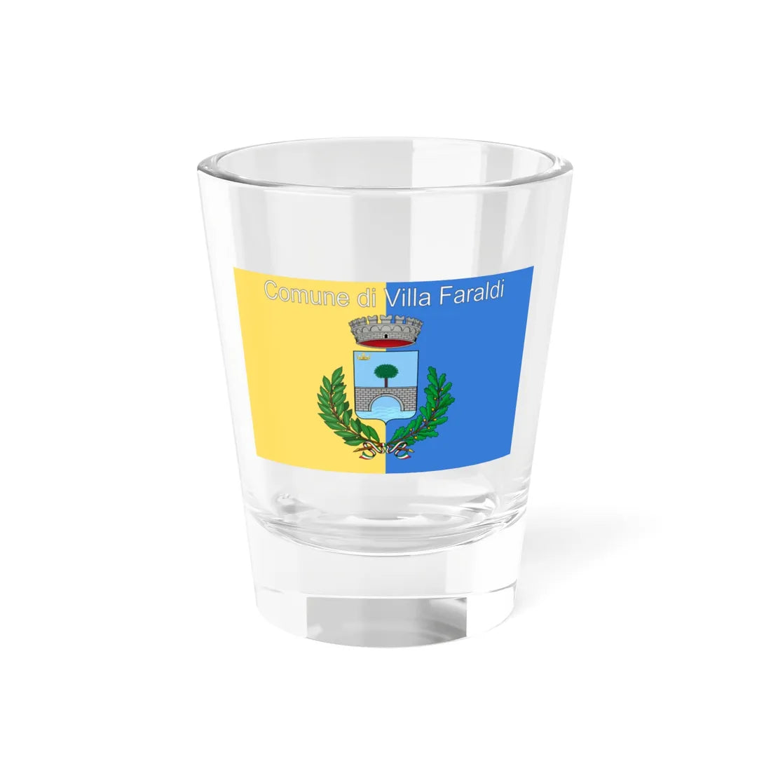 Villa Faraldi-Bandiera (Italy) Shot Glass 1.5oz 1.5oz - Go Mug Yourself