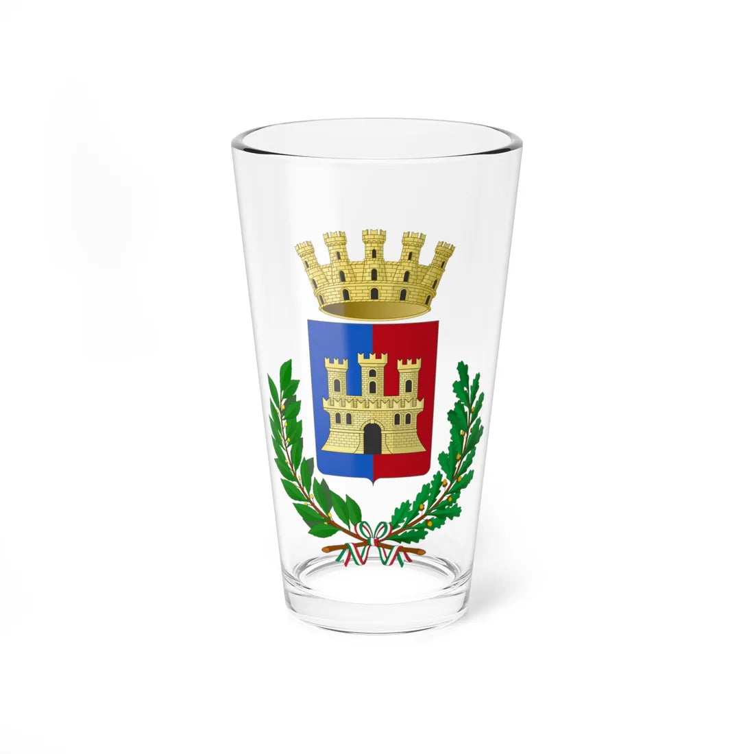 Villafranca di Verona-Stemma (Italy) (Coat of Arms) Pint Glass 16oz 16oz - Go Mug Yourself