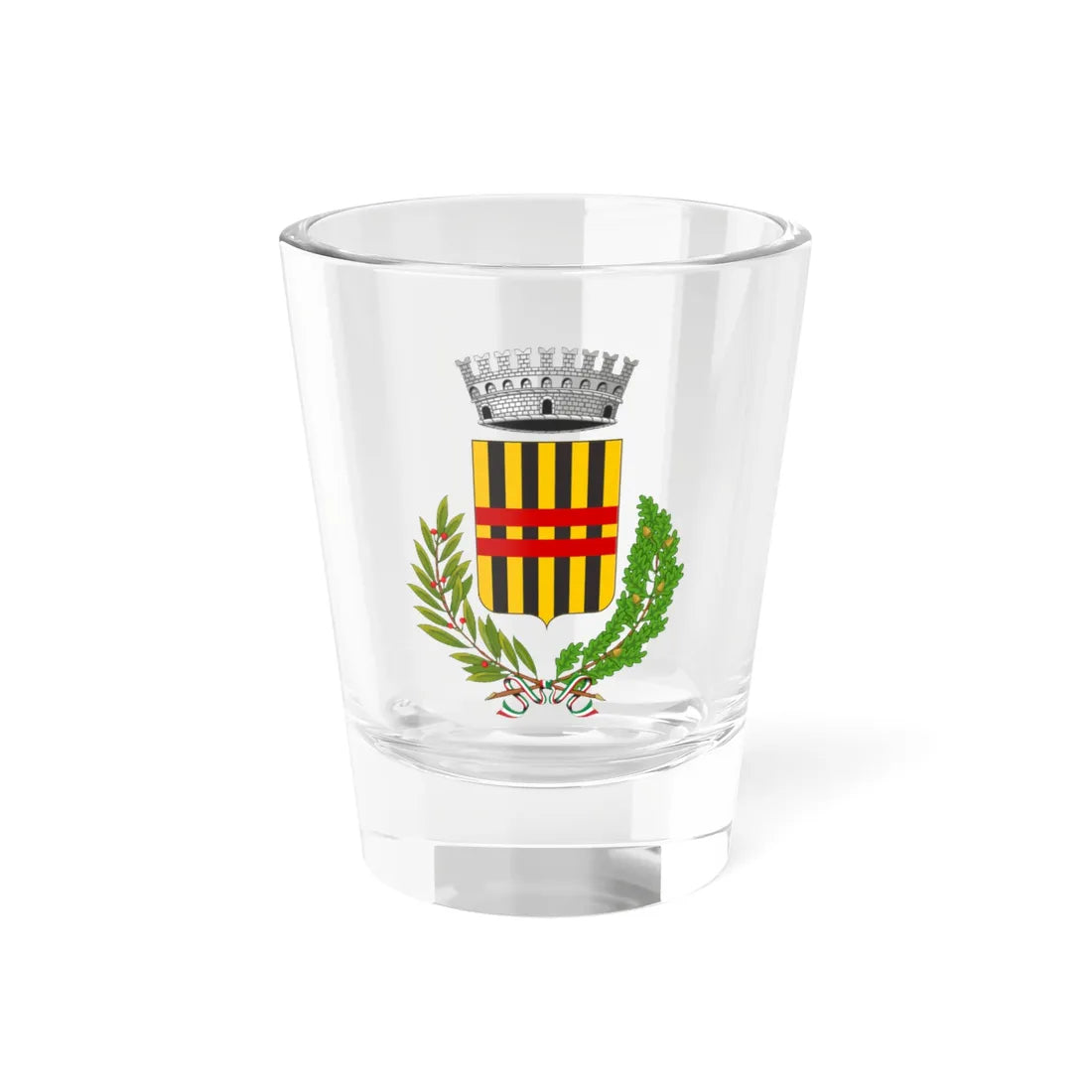 Villafranca Sicula-Stemma (Italy) (Coat of Arms) Shot Glass 1.5oz 1.5oz - Go Mug Yourself