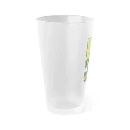 VILLAGE OF THE DAMNED 1960 Movie Poster - Frosted Pint Glass 16oz - Go Mug Yourself