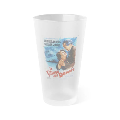 VILLAGE OF THE DAMNED (2) 1960 Movie Poster - Frosted Pint Glass 16oz-16oz-Frosted-Go Mug Yourself