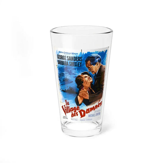 VILLAGE OF THE DAMNED (2) 1960 Movie Poster - Pint Glass 16oz 16oz - Go Mug Yourself